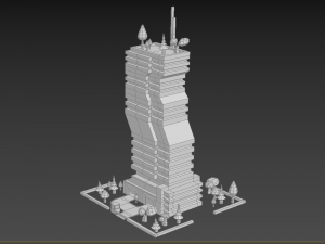 green building lp 3D Model