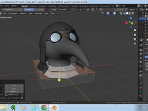 bust of the plague doctor 3D Model