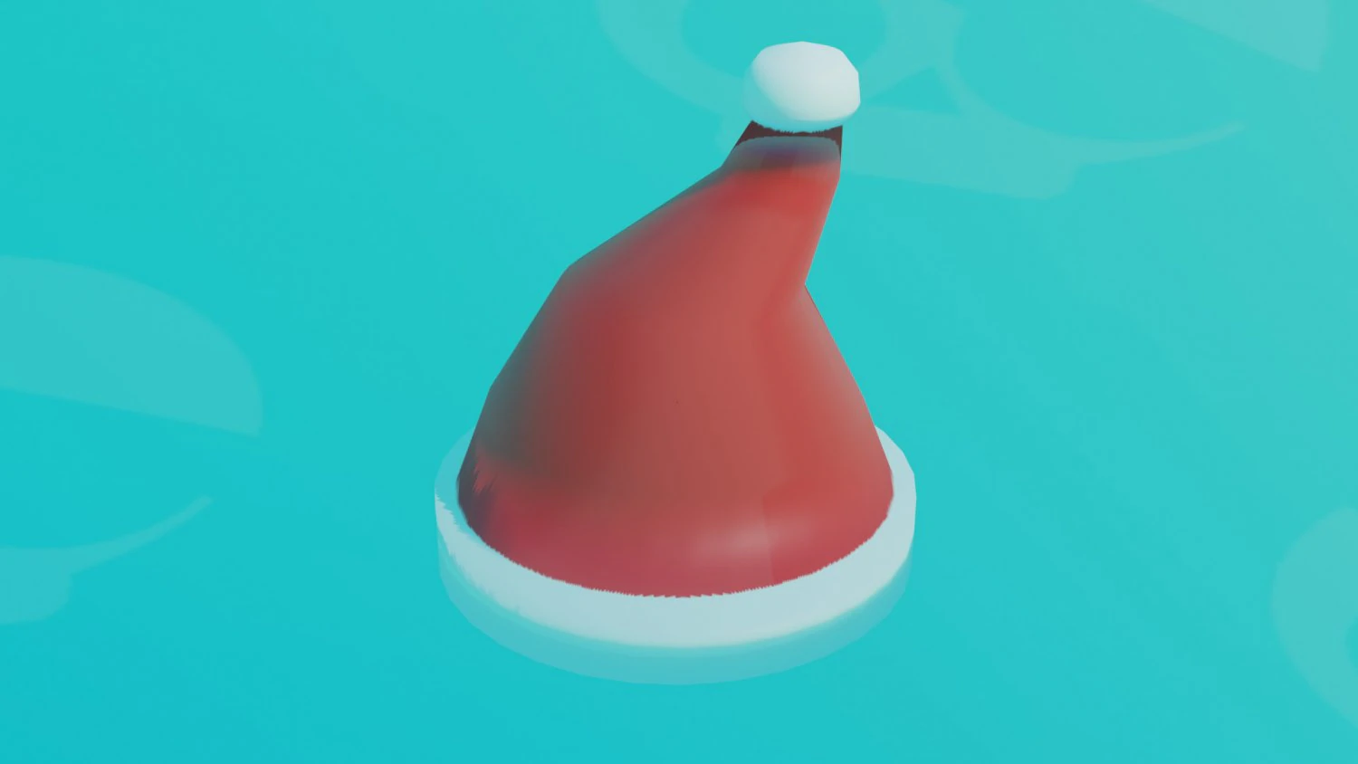 bon&eacute; de Papai Noel Modelo 3D .c4d .max .obj .3ds .fbx .stl .blend 