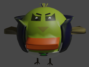 badass bird Modelo 3D