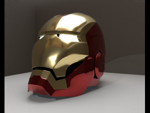 iron man helmet 3D 模型