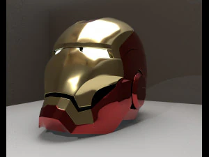 casco dell'uomo di ferro Modello 3D