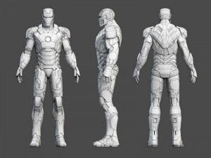 iron man 3D-Modell