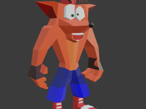 crash bandicoot 3D Model