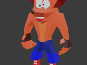 crash bandicoot 3D Model