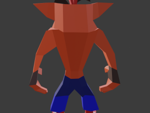 crash bandicoot 3D 模型