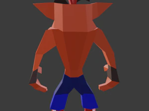 crash bandicoot 3D Model