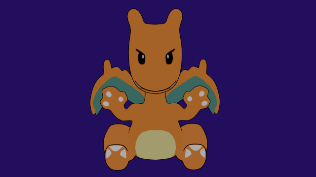 charizard pokemon model for 3d print 3D प्रिंट मॉडल .c4d .max .obj .3ds .fbx .stl .blend 
