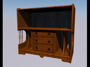 masa televizyonu 3D Model