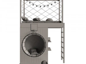 children room set 3D Model