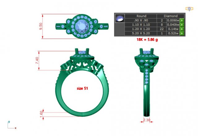 r0002 Modello 3D .c4d .max .obj .3ds .fbx .stl .blend 