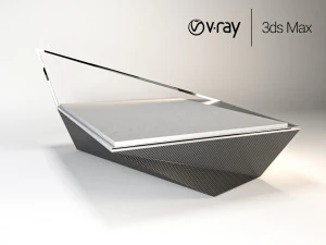 cama de deconstrucci&oacute;n Modelo 3D