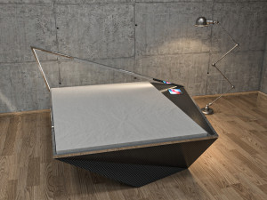 deconstruction bed Modelo 3D