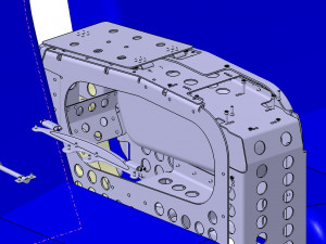 Detailed PASSENGER BUSINESS CLASS SEATING Modelo 3D