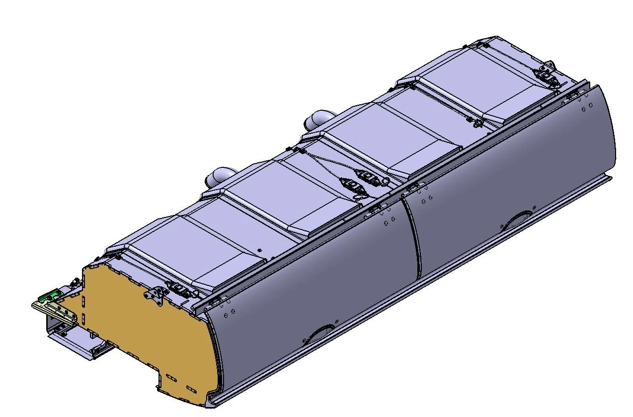 Detailed STOWAGE BIN assy 3D Model .c4d .max .obj .3ds .fbx .stl .blend 