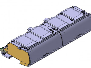 Detailed STOWAGE BIN assy 3D Model