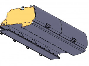 Detailed STOWAGE BIN assy 3D Модель