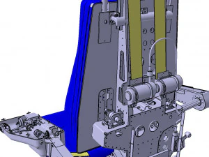 Detailed PILOT SEAT assy 3D Model