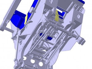 Detailed PILOT SEAT assy 3D Модель