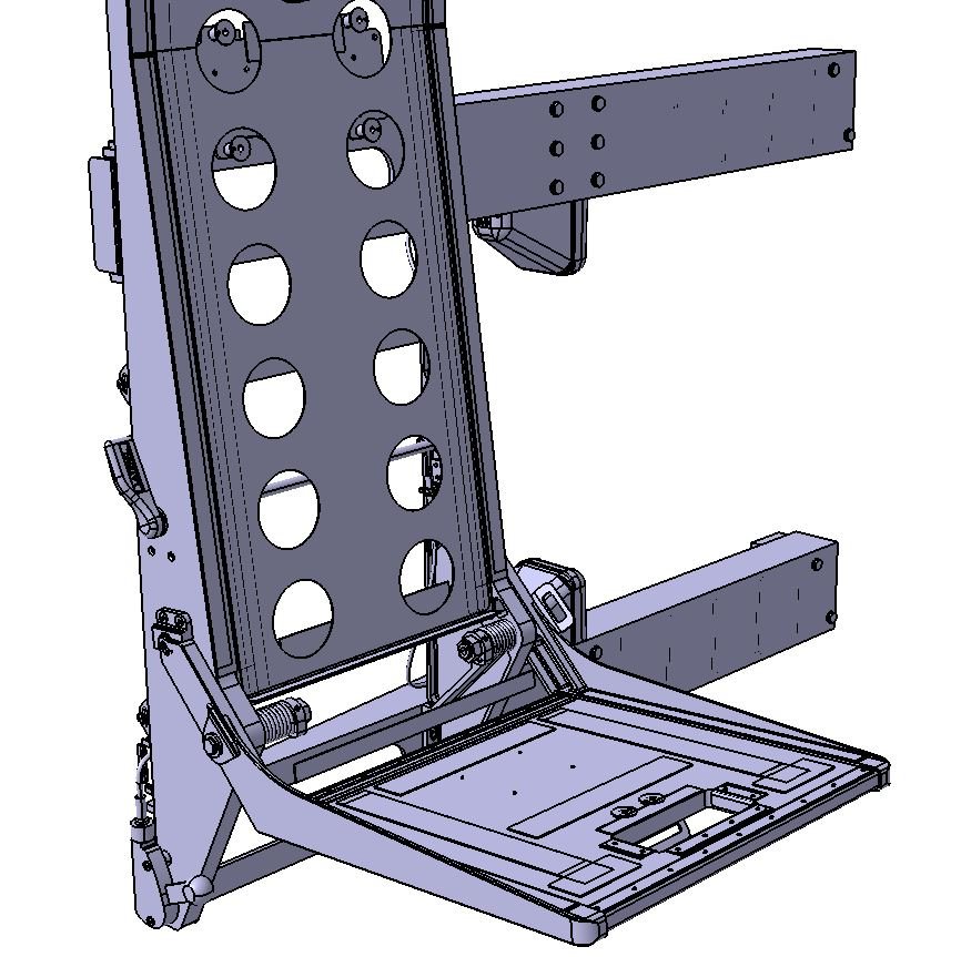 Gamming Seat 3d shablon. Aircraft Observer Seat.