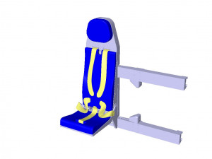 Detailed OBSERVER SEAT 3D 模型
