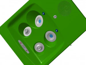 Gedetailleerde PASSAGIERSERVICE-EENHEID assy 3D Model