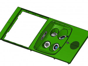 Detailed PASSENGER SERVICE UNIT assy 3D Модель