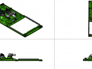 Detailed PASSENGER SERVICE UNIT assy 3D Модель