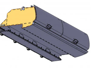 Detailed STOWAGE BIN assy 3D Model