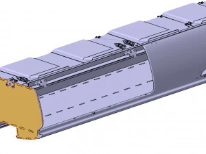 Detailed STOWAGE BIN assy 3D Model