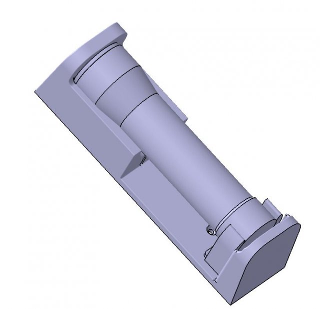 EMERGENCY FLASHLIGHT 3D Model .c4d .max .obj .3ds .fbx .stl .blend 