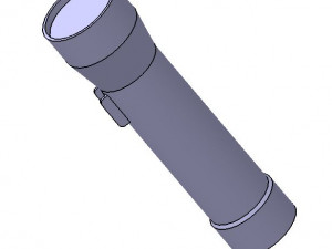 EMERGENCY FLASHLIGHT 3D Model