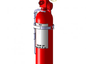 Detailed FIRE EXTINGUISHER 3D Model