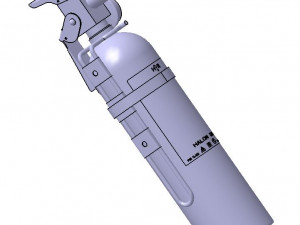 Detailed FIRE EXTINGUISHER 3D मॉडल