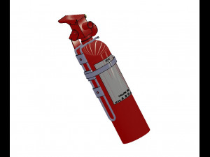 Detailed FIRE EXTINGUISHER 3D मॉडल