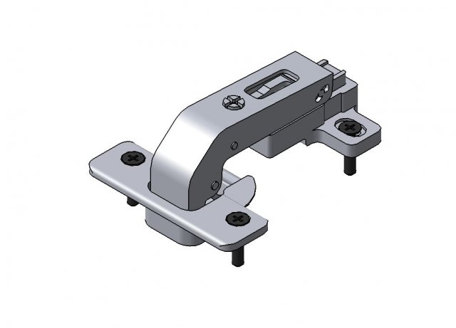 Detailed DOOR HINGE 3Dモデル .c4d .max .obj .3ds .fbx .stl .blend 