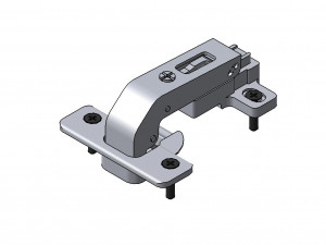 Detailed DOOR HINGE 3D Model