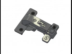 Detailed DOOR HINGE 3D Model