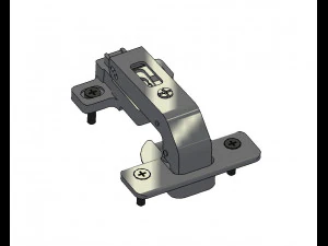 Detailed DOOR HINGE 3D Model