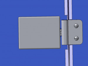 Detailed MECHANICAL MORTISE LOCK 3D Model