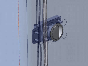 Detailed MECHANICAL MORTISE LOCK 3D Model