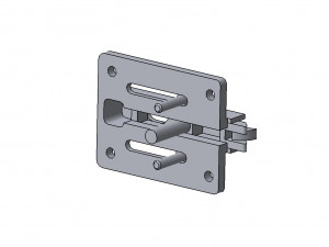 Detailed MECHANICAL MORTISE LOCK 3D Model