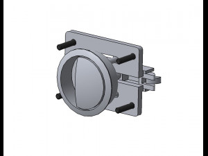 detailed mechanical mortise lock Modelo 3D
