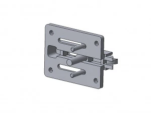 detailed mechanical mortise lock 3D Model