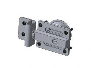 detailed mechanical mortise lock 3D Model