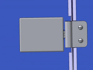 detailed mechanical mortise lock 3D Model