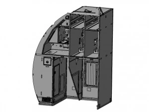 DETAILED AIRCRAFT GALLEY 3D Model