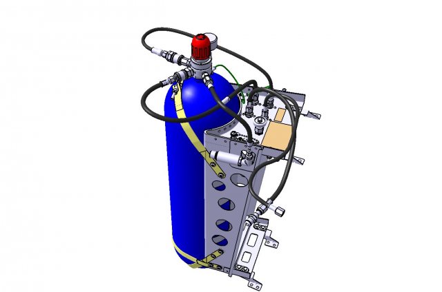 DETAILED CREW OXYGEN SYSTEM 3D Model .c4d .max .obj .3ds .fbx .stl .blend 