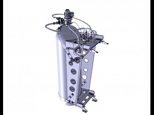 DETAILED CREW OXYGEN SYSTEM 3D Model