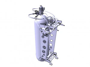DETAILED CREW OXYGEN SYSTEM 3D Model